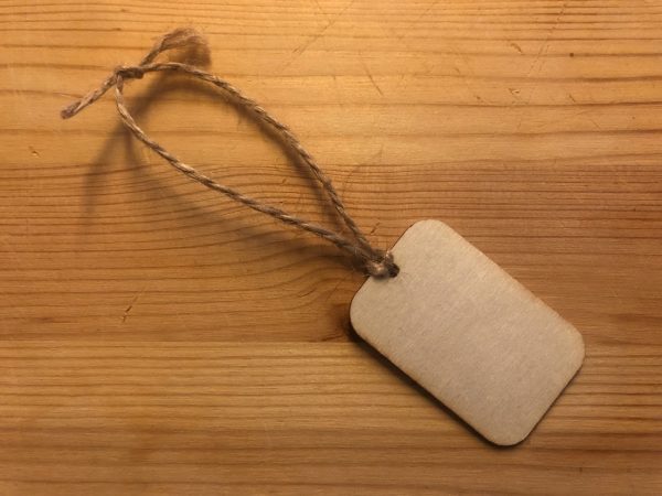 Tuote-etiketti omalla tekstillä tai kuvalla, 33 x 50 mm (10 kpl)